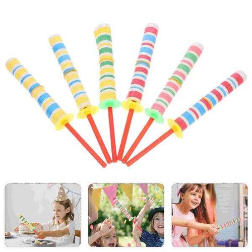 6pcs Paper Sword Flickers Funny Toy Party Favor Gift Prizes