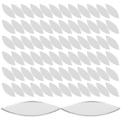 150 PCS Mirror Sticker Small Glass Mosaic Tiles Craft for