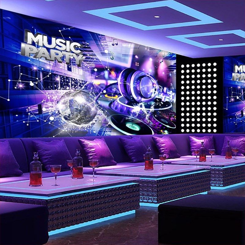 定制壁画歌厅ktv墙纸星空壁布酒吧电视墙装饰咖啡厅背景墙壁纸3d,家装主材,定制壁画,淘宝优惠券,粉丝福利购,淘宝优惠卷