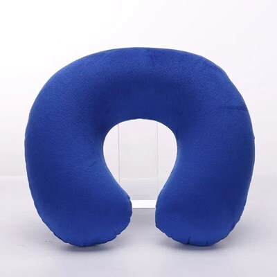 1PC U-shaped Travel Pillow Portable Inflatable Neck Cervical