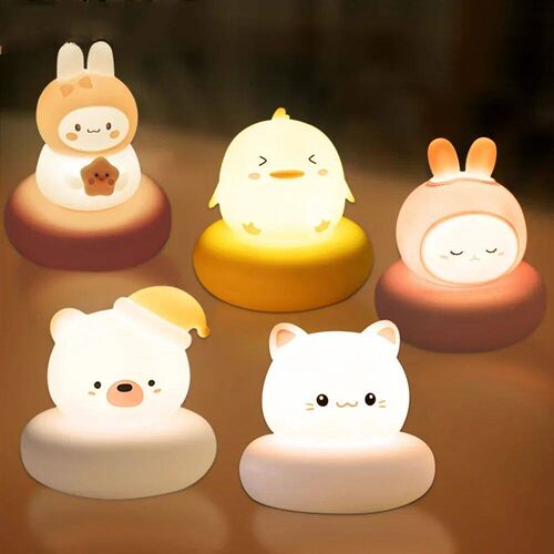 Cute Animal Night Light Novelty 3 Level Dimmable Nursery Nig
