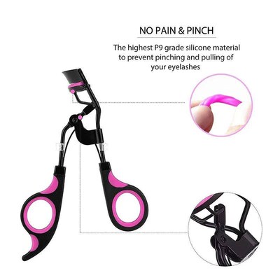 Eyelash Curler with 10pcs Replacement Pads Women Professiona