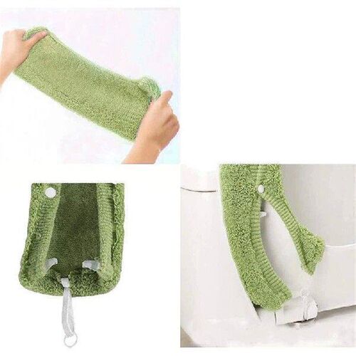 Toilet Seat Cover Toilet Mat No Slippage Elastic