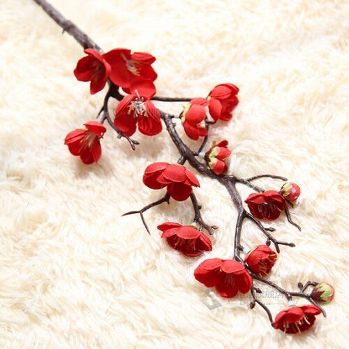Plum Cherry blossoms Artificial Silk flowers flores Sakura t