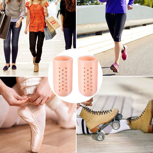 2pcs/1pair Toe Protector Thumb Care Silicone Soft Breathable
