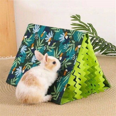 Practical Cartoon Hamster Hiding House Breathable Hamster