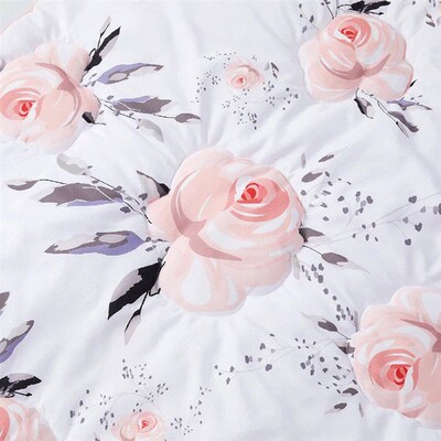 4 Pcs Crib Bedding Set For Boys Girls Including Blanket Crib