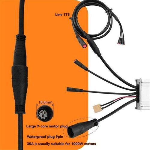 AD08_Electric Bicycle Controller with 1T5 Light Wire KT-30A