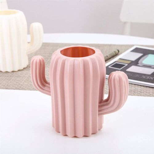 European Plastic Vase Home Decor Imitation Ceramic Cactus Va