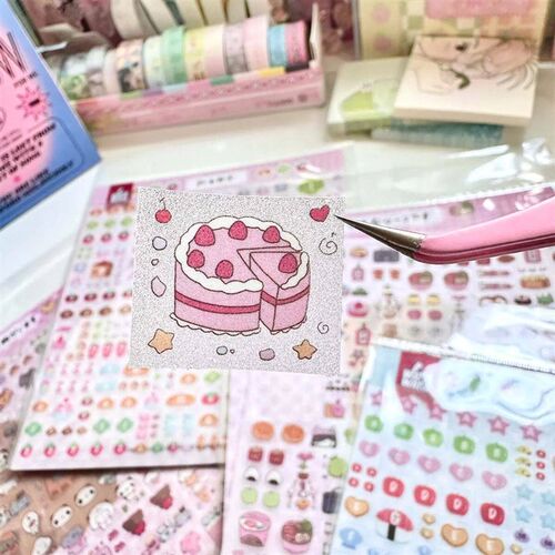 Cute Animal Decorative ers Kawaii Square ers for Scrapbook S