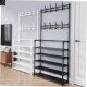 Metal Aluminum Standing DIY Shelf Shoe Shoes Rack