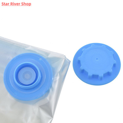 Convenient Vacuum Bag Storage Home Organizer Transparent Clo