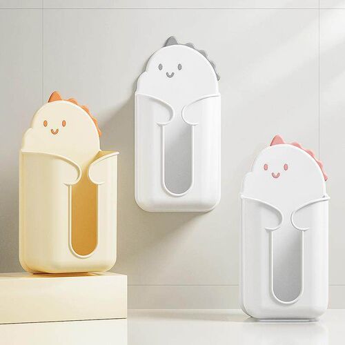 Wall-mounted tissue box, no drilling required, high-capacity
