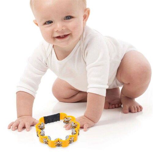 3 Pcs Wrist Shaking Jingle Bells Hub Ring Hand Toy