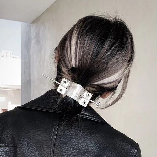 2023 New Hairpin Accessories for Women Men Minimalist Silver