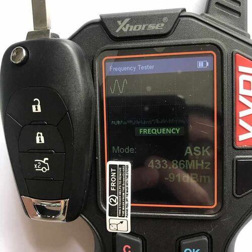 3 Buttons 434 MHz Flip Remote Key for Chevrolet Cruz 2016