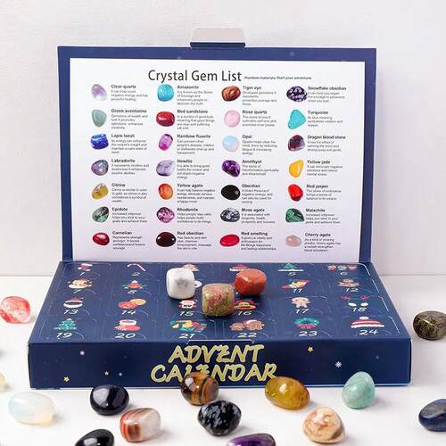 Crystal Advent Calendar 2024 Kids Boys Girls Rock Advent Cal