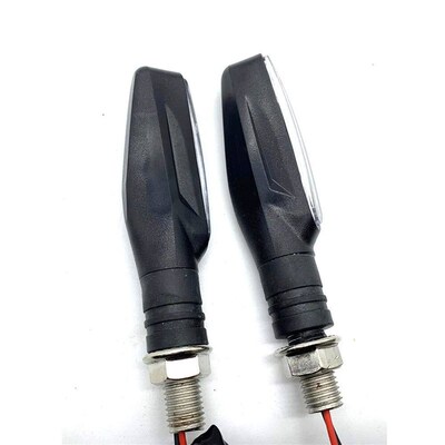 4pcs Motorcycle Turn Sequential Signals LED Blinker Flowing