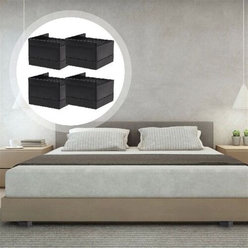 4 Pcs Furniture Floor Mat Bed Frames Lifts Riser Rubber