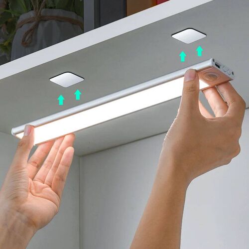 LED Night Light Motion Sensor Wireless USB Cabinet Night Lig