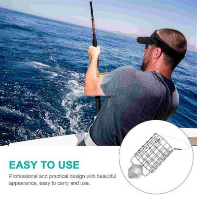2pcs Bait Thrower Fishing Feeder Fishing Nest Device