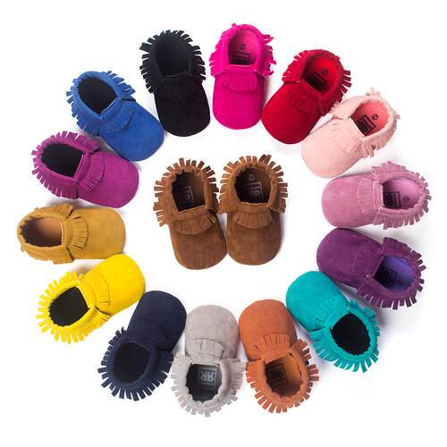 Baby Shoes Newborn Infant Boy Girl First Walker Suedu Cotton