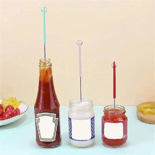 Mini Retractable Silicone Scraper Jam Deep Bottle Scraper