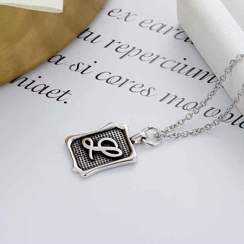 Fanyucheng Design Personalized Letters Old Tag Simple Versat