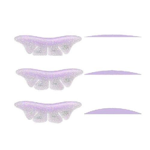Glitter Butterfly Lash Lift Shields Silicone Eyelash Perm