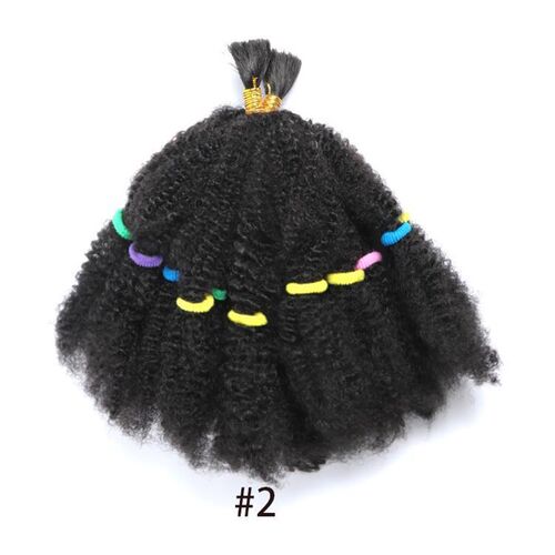 Marley Afro Kinky Crochet braids Twist Marley Braid Hair假发