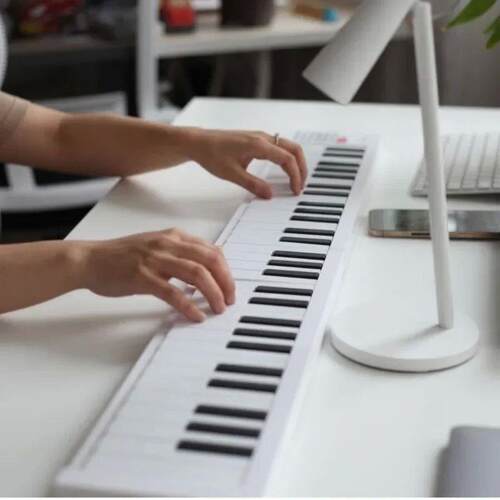 Folding Piano 61 Keys Portable Pianos Synthesizer Profession