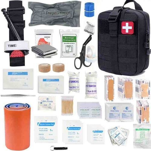 156 pcs 30 in 1 Home Outdoor Travel First Aid Kit, Camping,