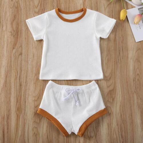 Baby Summer Clothing Infant Baby Girl Boy Clothes Short Slee
