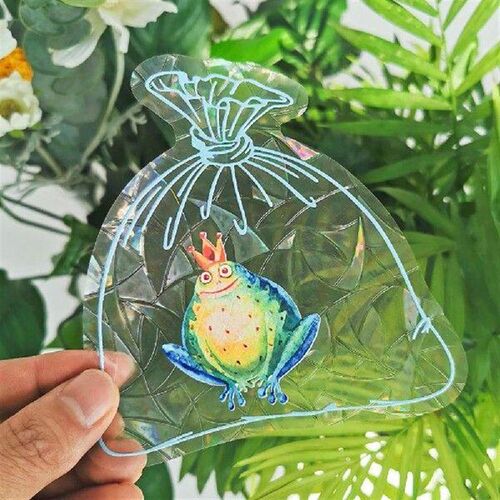 Star Butterfly Rainbow Window Film 3D Sun Catchers Wall