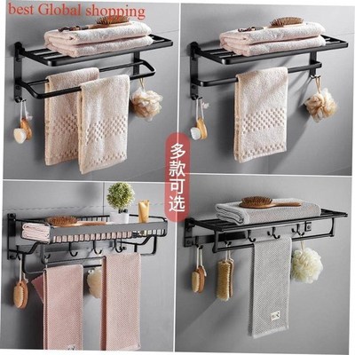 Bathroom shelf wall hanging toilet shower room storage rack