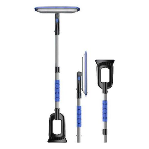 3-in-1 Retractable Snow Remover 360 Rotation Front