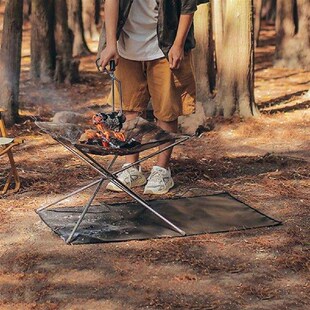 Fireproof Grill Pad Heat Insulation Fireproof Grill Mat