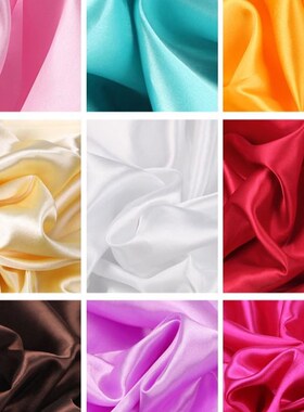 Satin fabric Satin color Silk gift box lining silk cloth