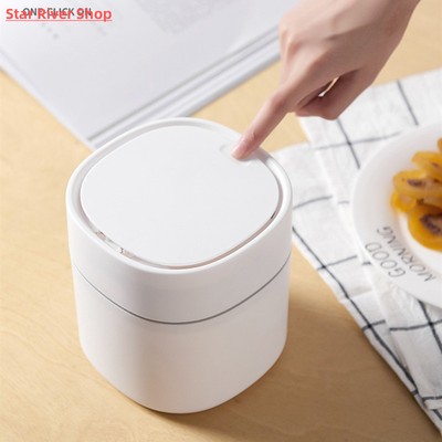 Mini Small Waste Bins Desktop Garbage Basket Home Table Plas