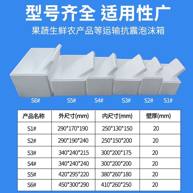 加厚加密泡沫箱快递专用生鲜海鲜包装蔬菜箱快递打包冷藏冷冻盒子,包装,泡沫箱,淘宝优惠券,粉丝福利购,淘宝优惠卷