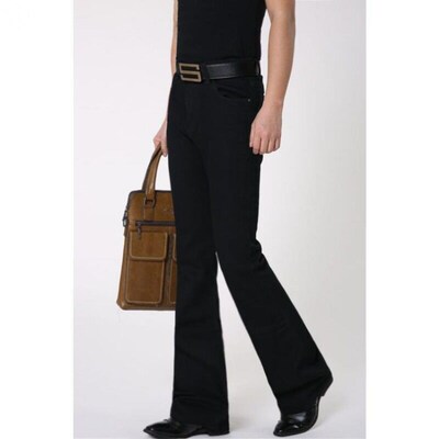 Micro-flared jeans mens pants slim size flared pants mens