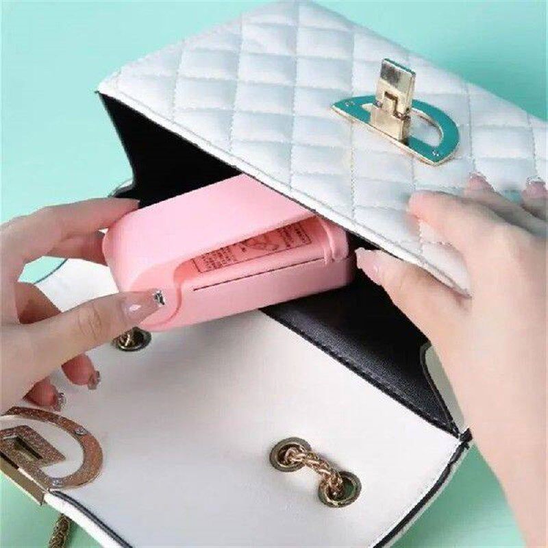 Mini Household Sealing Machine Vacuum Food Sealer Plastic - 实物图