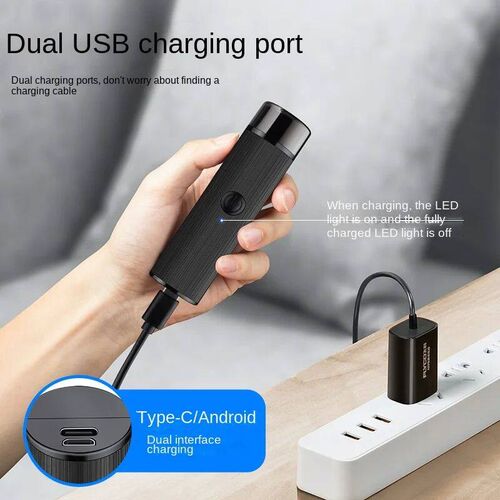 Electric Shaver Men Portable Car Travel Rechargeable Shaver