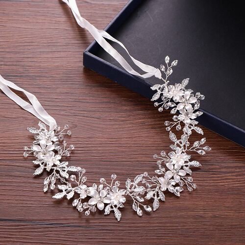 Itacazzo Bridal Accessories Exquisite Lace Up Hairband&Suita
