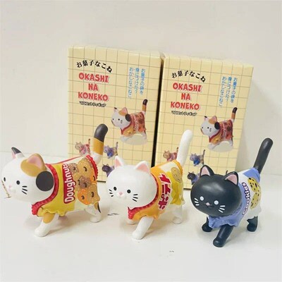 New Cat Blind Box Wearing Candy packaging Snack Cat Figure T