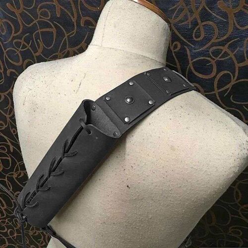 Medieval Sword Shoulder Back Sheath Scabbard Frog Holder For