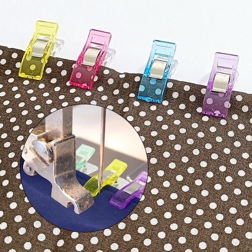 50/100/150PCs Sewing Clips With Box Plastic Clips Fabric Cla