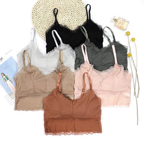 Little fairy beauty back lace strapless bra anti-exposure in