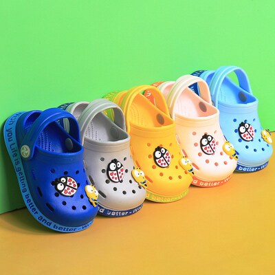 Children New Cute Cartoons Kids Mules Clogs Summer Croc Gard