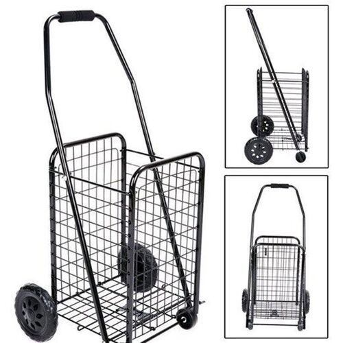 Folding Shopping Cart Lightweight Portable Trolley 18L Large